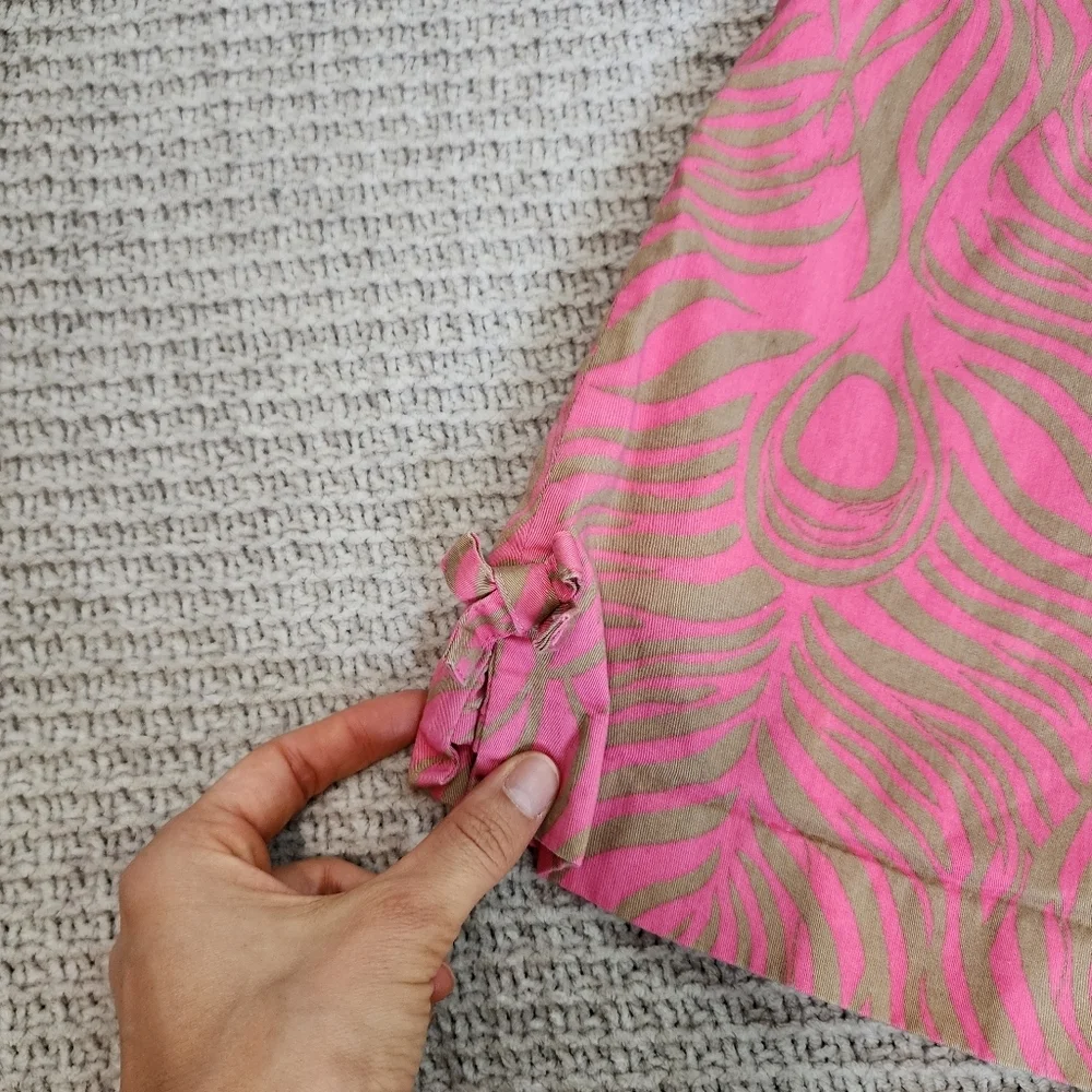 Lilly Pulitzer Printed Dress With Bow Details Size 12-18 Months